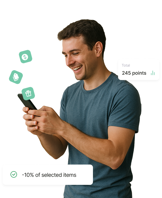 Laptop with Receivt dashboard showing customer interactions